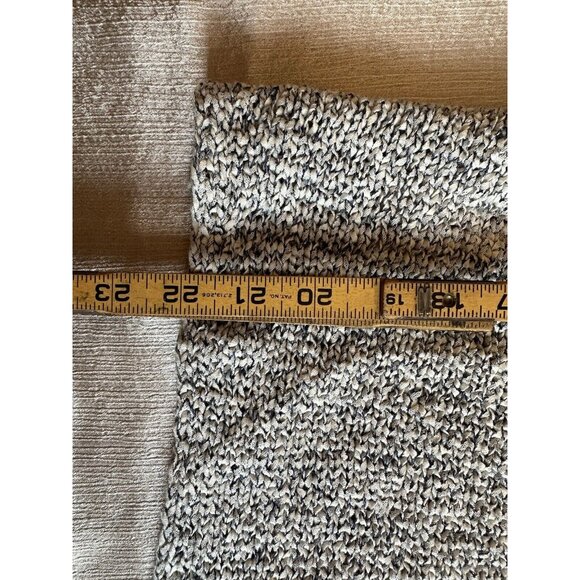 LOU&GRAY WOMAN'S Gray Grey SWEATER‎ 3/4 SLEEVE BOAT NECK CROCHET SIZE Medium - Picture 7 of 10